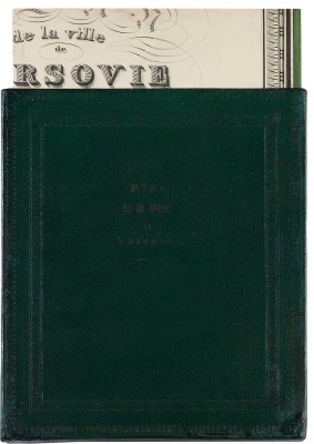 Карта Варшавы. 1838 г.  